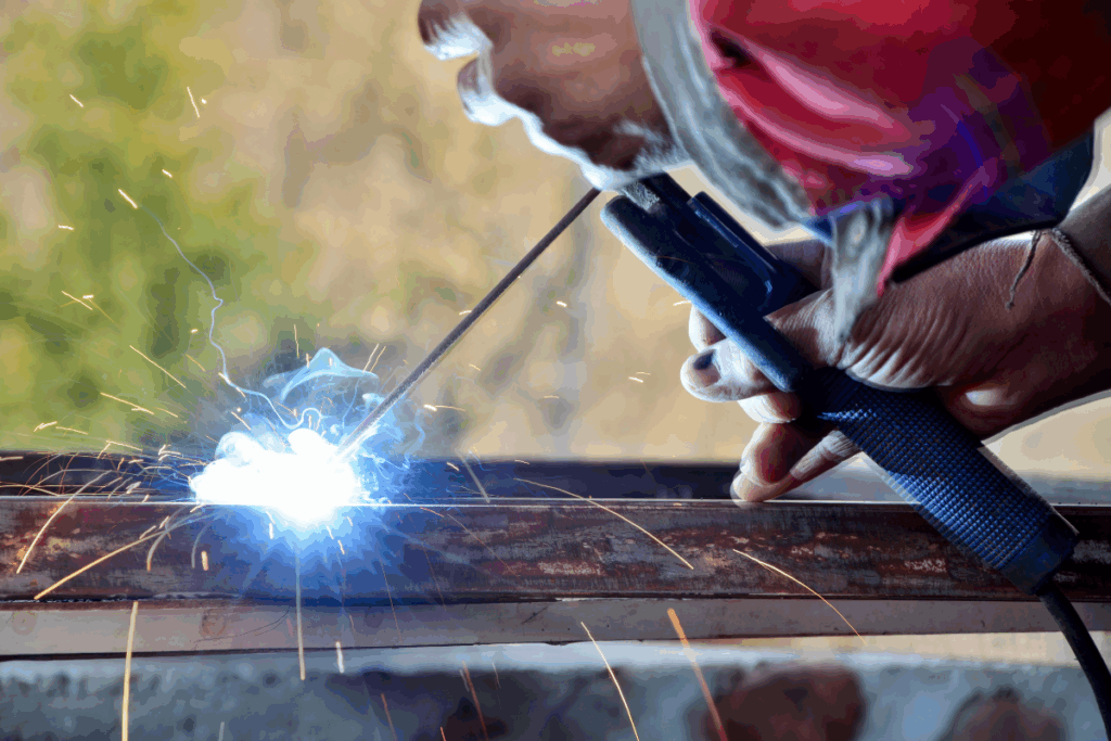 A Person Working In A Fabrication Facility - Arrow EP - OEM Fabrication