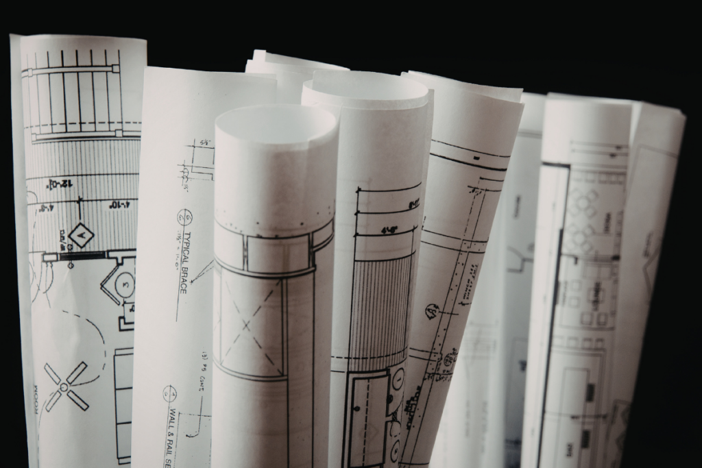 Blueprints for architectural projects - Arrow EP